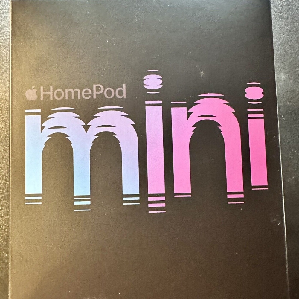 Apple HomePod Mini - Box and booklet only  (Black)